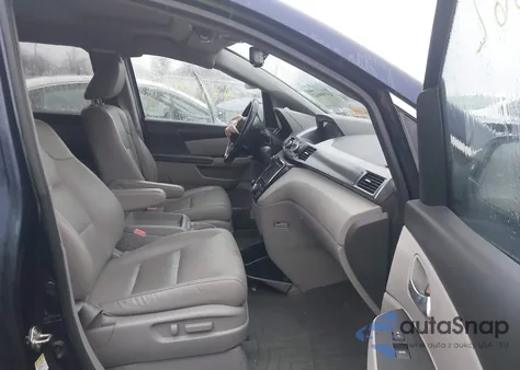 2017 Honda Odyssey Ex-L из США, поврежденный, VIN 5FNRL5H67HB021414